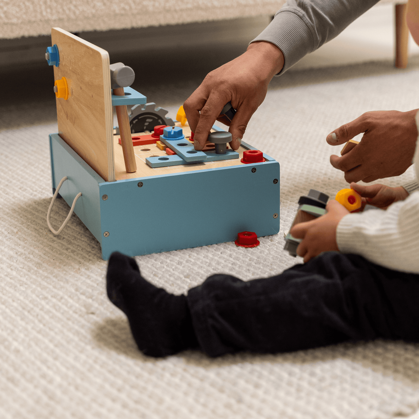 TimberTale Bouwset - Speelgoed gereedschapskist 52- delig - TimberTale