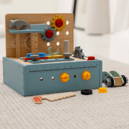 TimberTale Bouwset - Speelgoed gereedschapskist 52- delig - TimberTale