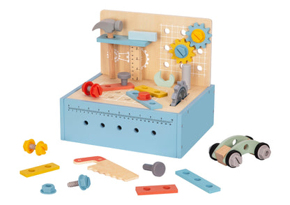 TimberTale Bouwset - Speelgoed gereedschapskist 52- delig - TimberTale